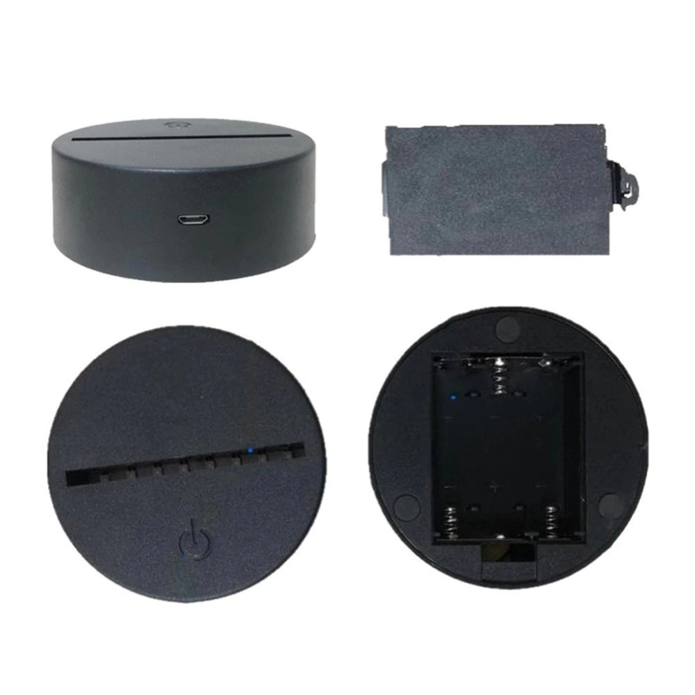 Base led multicolor per acrilico plexiglass con telecomando batteria