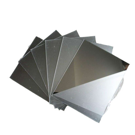 Lastra Metacrilato Argento Specchio PMMA 30x40 cm 2 mm Plexiglass laser