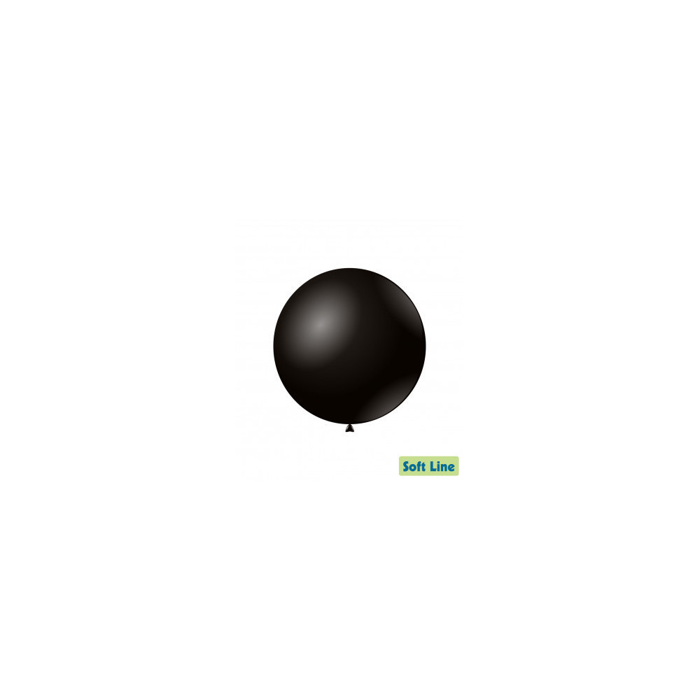 Palloncini Soft Line Pastello 18" - 46cm Nero 128 20pz Rocca Fun Factory Palloncini Soft Line Pastello 18" - 46cm Nero 128 20pz Rocca Fun Factory