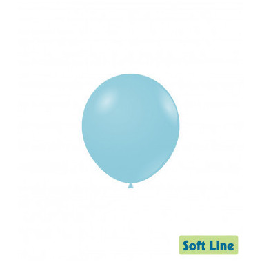 Palloncini Soft Line Pastello 5"-13cm Celeste Baby 127 100pz Rocca Fun Factory