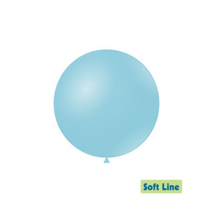 Palloncini Soft Line Pastello 18"-46cm Celeste Baby 127 20pz Rocca Fun Factory