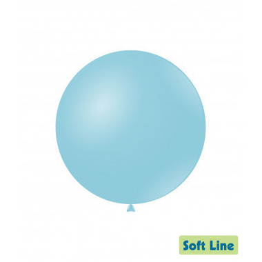 Palloncini Soft Line Pastello 18"-46cm Celeste Baby 127 20pz Rocca Fun Factory