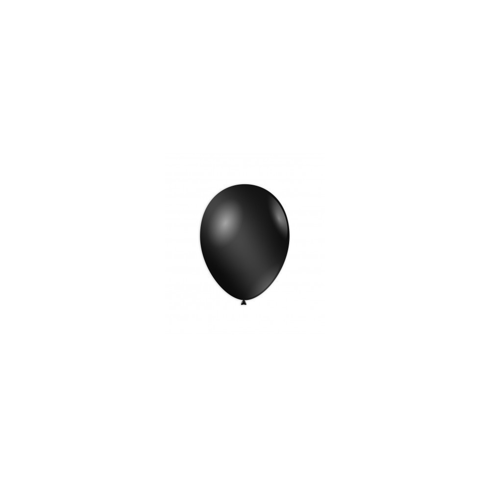 Palloncini metallizzati 12" - 30 cm Nero 79 Rocca Fun Factory