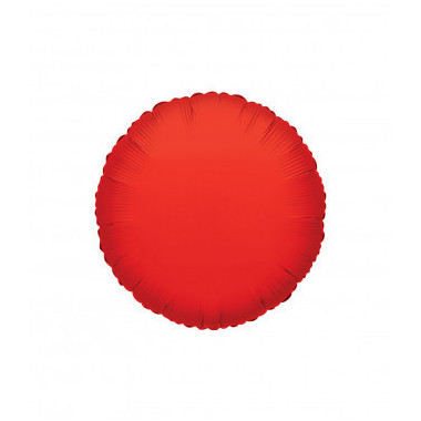 Pallone Mylar Tondo Rosso 18 pollici 1 pezzo Kaleidoscope personalizzabili