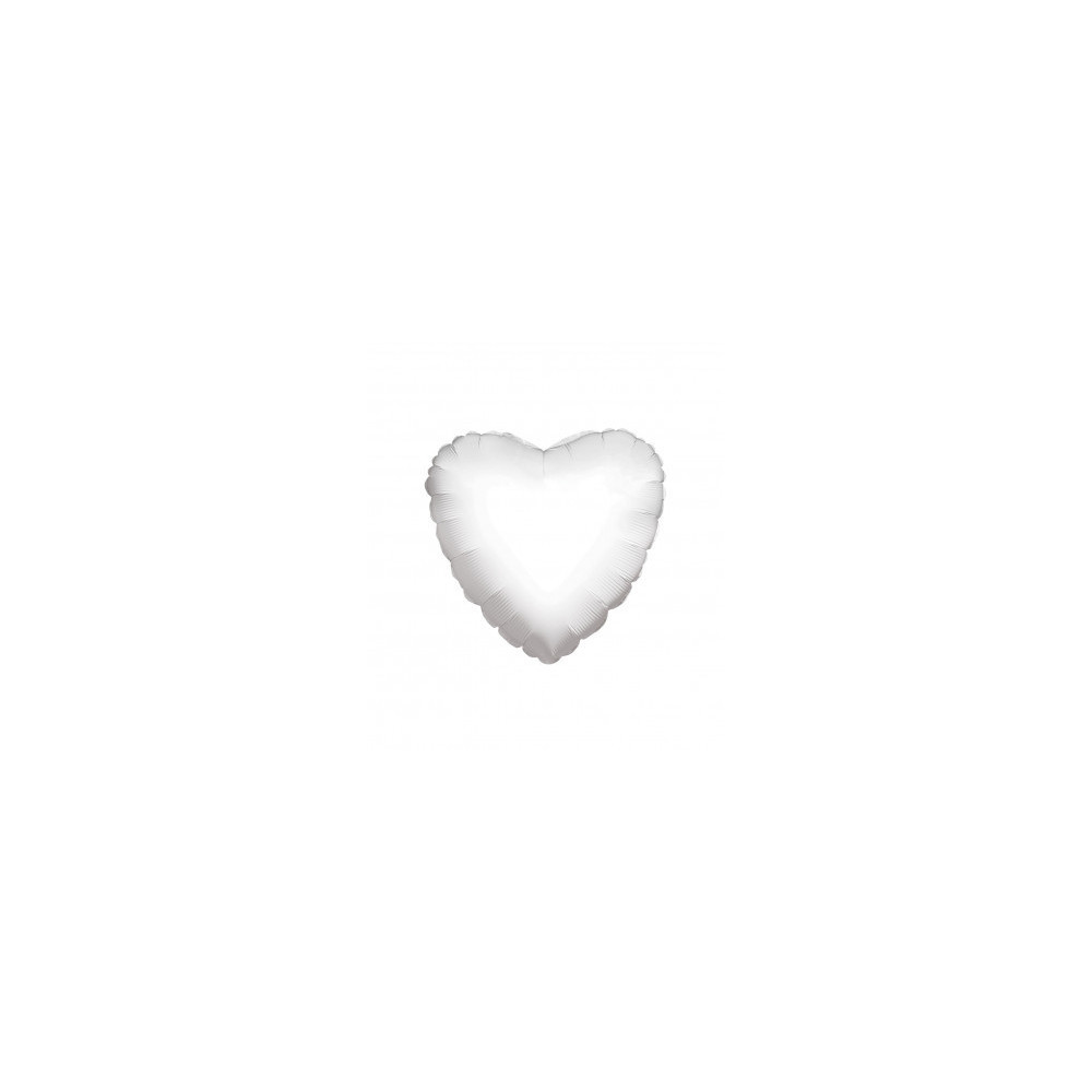 Pallone Mylar Cuore Bianco 18 pollici 1pezzo personalizzabili Kaleidoscope