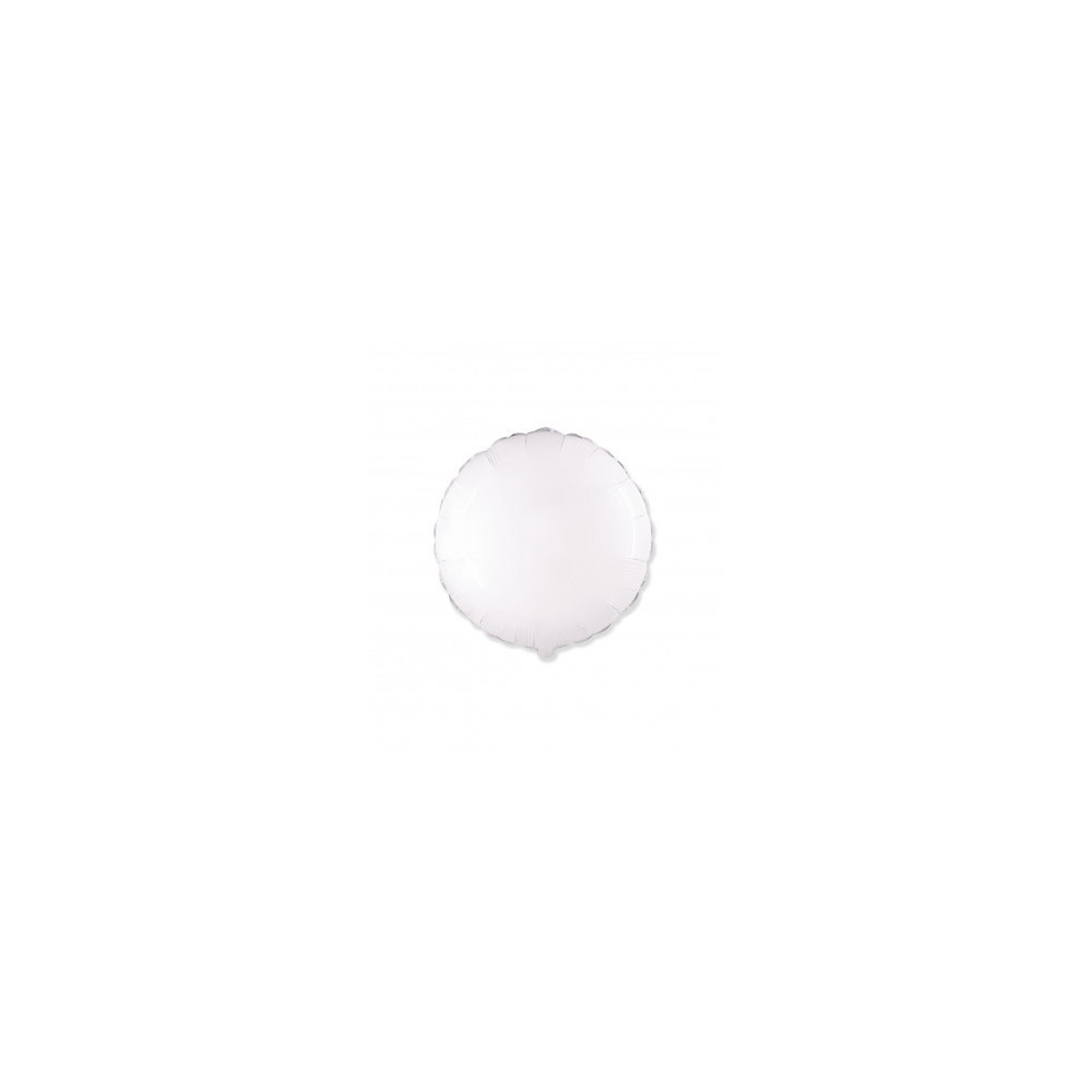 Pallone Mylar Tondo Bianco 18 pollici 1pezzo personalizzabili Kaleidoscope
