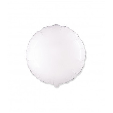 Pallone Mylar Tondo Bianco 18 pollici 1pezzo personalizzabili Kaleidoscope