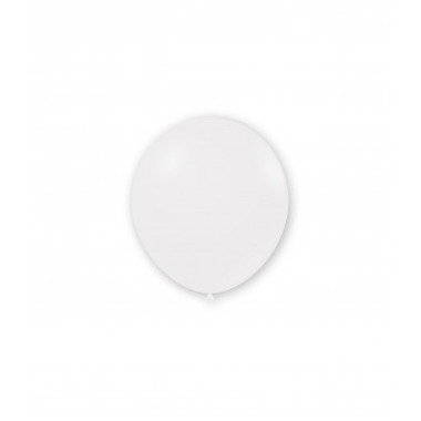 Palloncini Pastello Standard 5" - 13 cm Bianco Rocca Fun Factory