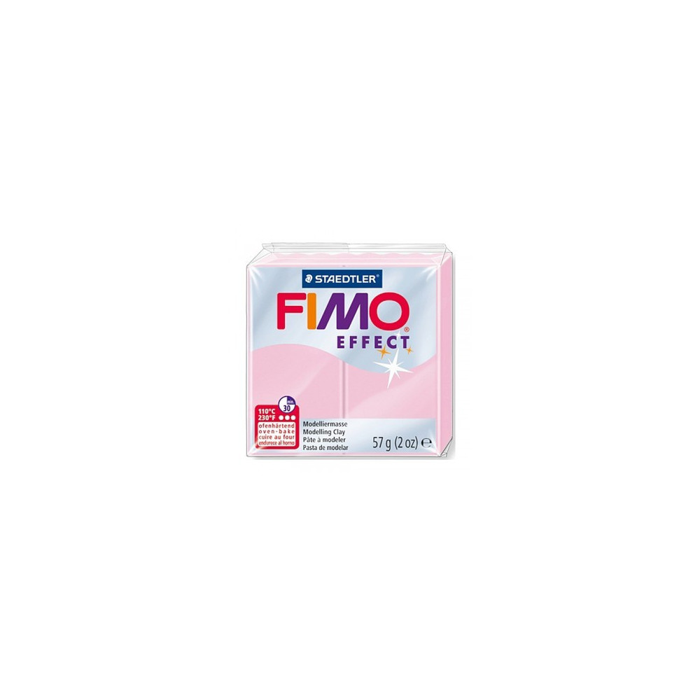 Fimo Rosa chiaro pastello Effect da 57 gr pastel colour light pink numero 205 Fimo Rosa chiaro pastello Effect da 57 gr pastel colour light pink numero 205