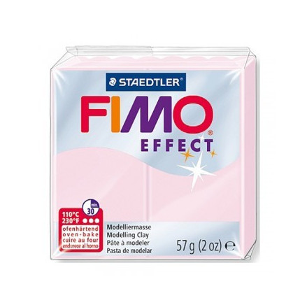 Fimo Rosa quarzo Effect da 57 gr gemstone colour rose quartz numero 206