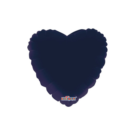 Mylar Cuore Blu Navy 18" 1pz