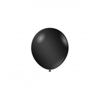 Palloncini in lattice metallizzati 5" - 13 cm Nero 79 Rocca Fun Factory