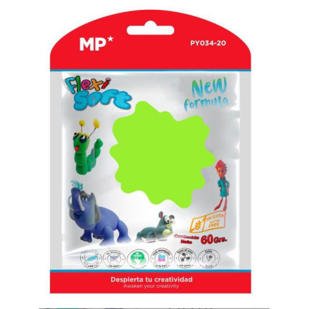 Fommy modellabile plastilina asciugatura aria colore verde Erba 60 grammi