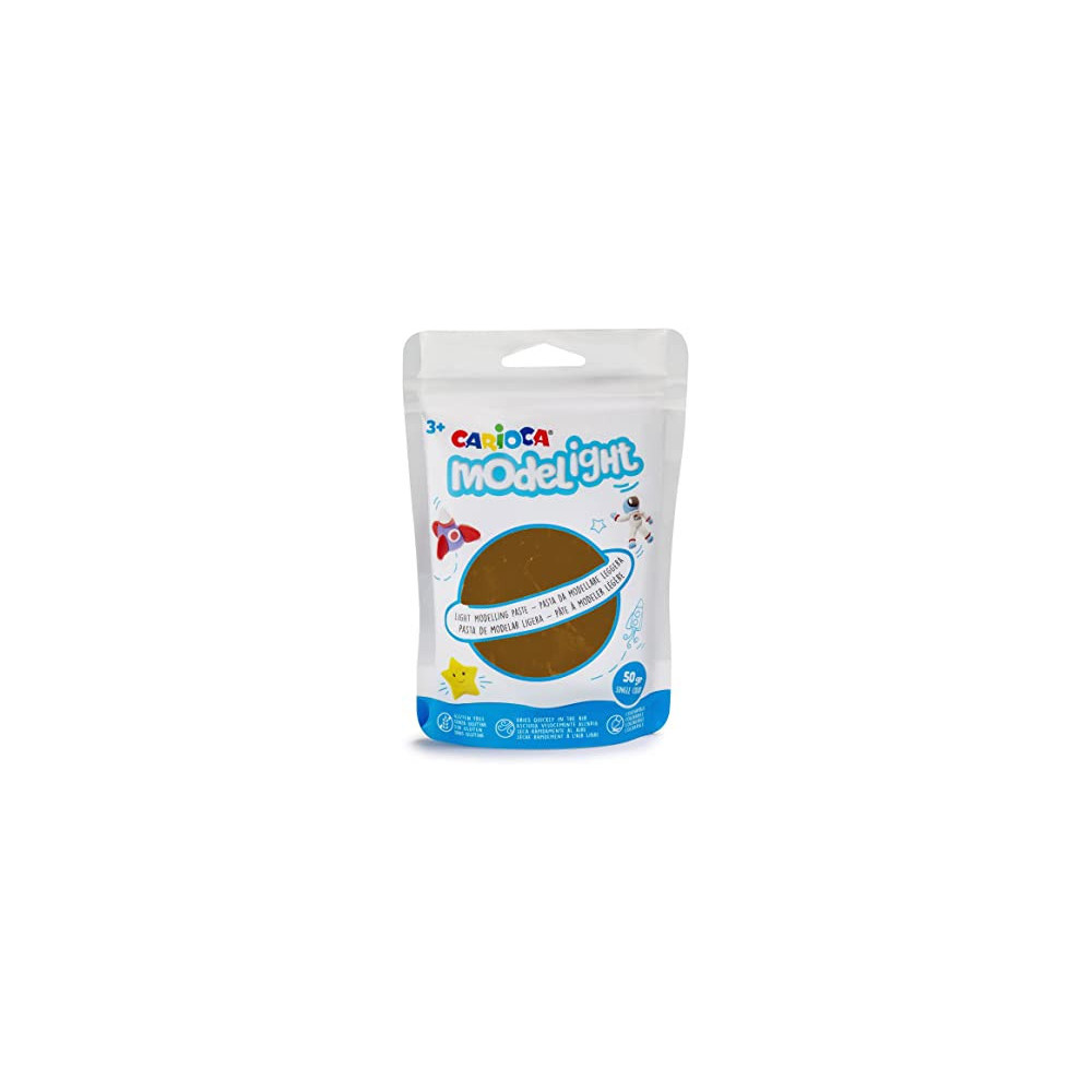 Fommy modellabile plastilina asciugatura aria colore marrone 50 grammi carioca modelight Fommy modellabile plastilina asciugatura aria colore marrone 50 grammi carioca modelight