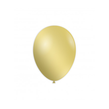 Palloncini metallizzati 10 " -  26 cm Mostarda 65 Rocca Fun Factory