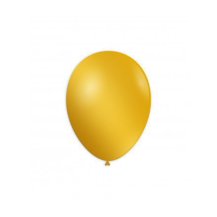 Palloncini metallizzati 10 " -  26 cm Giallo 64