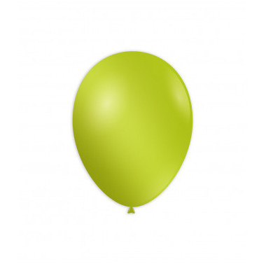Palloncini metallizzati 10 " -  26 cm Verde lime 77 Rocca Fun Factory