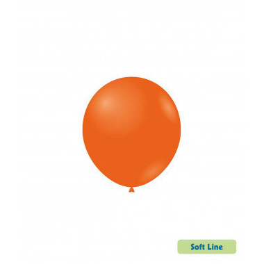 Palloncini Soft Line Pastello 5" - 13cm Arancione 131 100 pz Rocca Fun Factory
