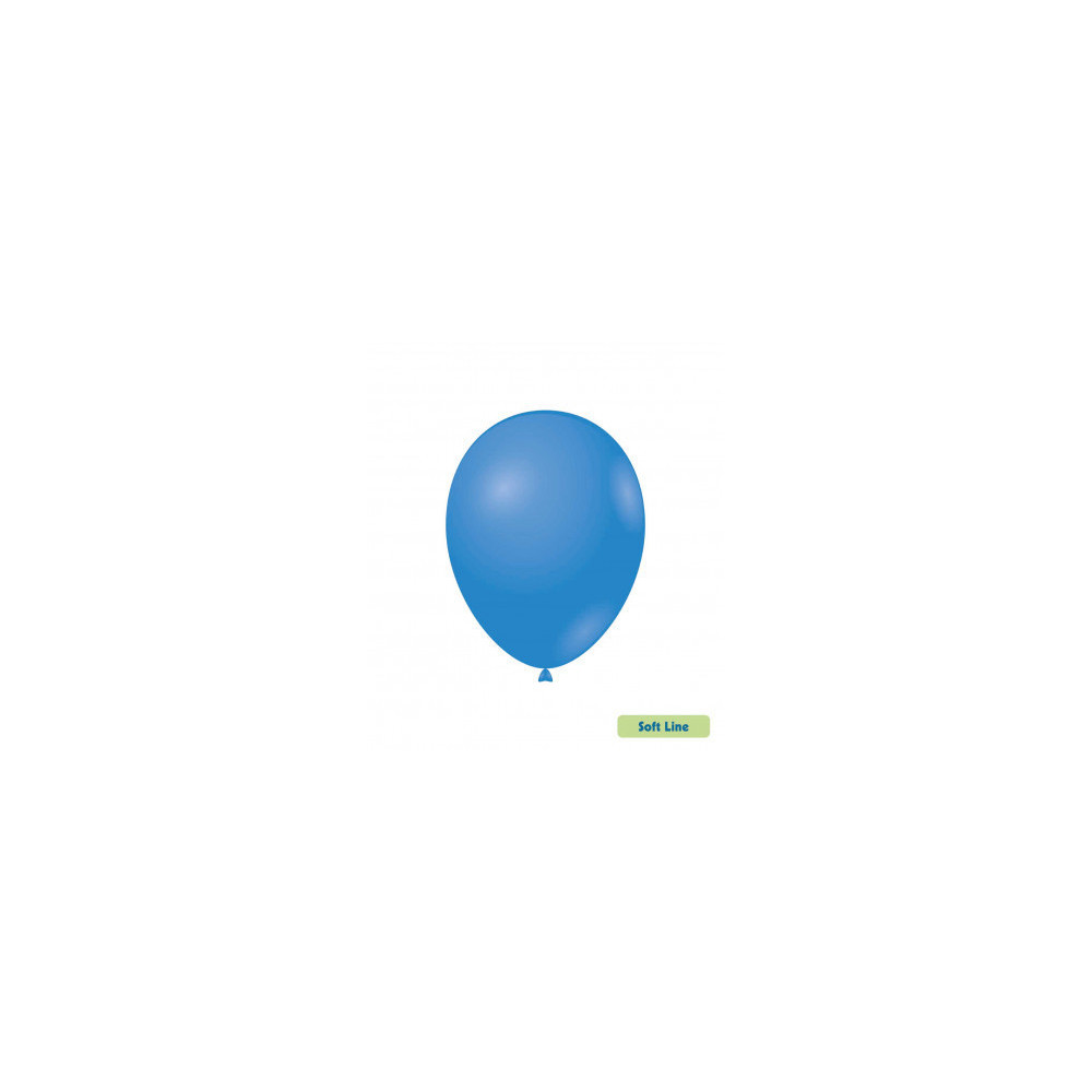 Palloncini Soft Line Pastello 12" - 30 cm Blu Royal 130  50 pezzi Rocca Fun Factory