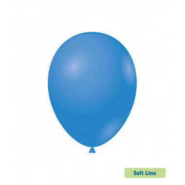 Palloncini Soft Line Pastello 12" - 30 cm Blu Royal 130  50 pezzi Rocca Fun Factory