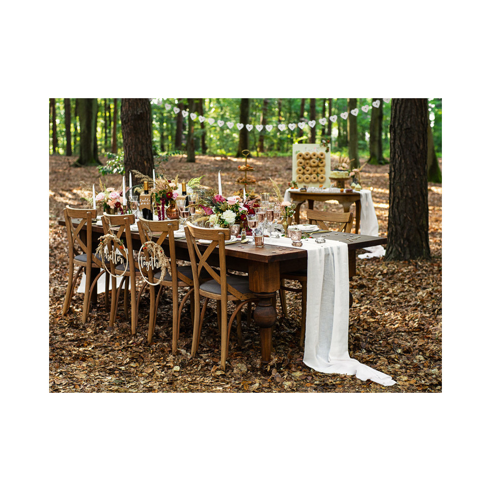 Stand per Ciambelle Donuts in Legno Naturale 45x55cm