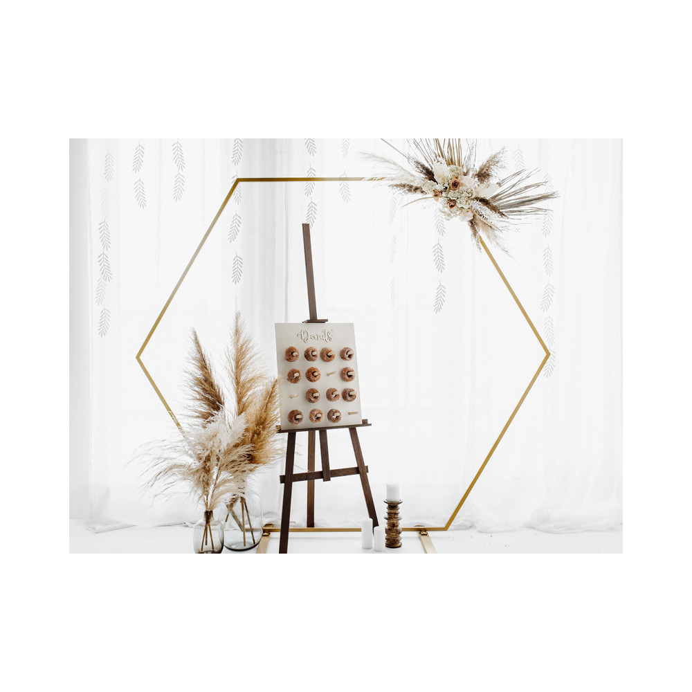Stand per Ciambelle Donuts in Legno Naturale 45x55cm