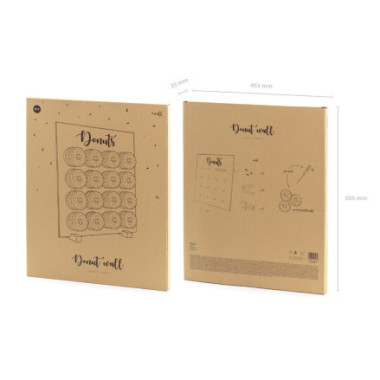 Stand per Ciambelle Donuts in Legno Naturale 45x55cm