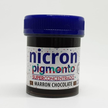 Nicron Pigmento MARRONE CIOCCOLATO superconcentrato pasta modellabile colorante 15 g