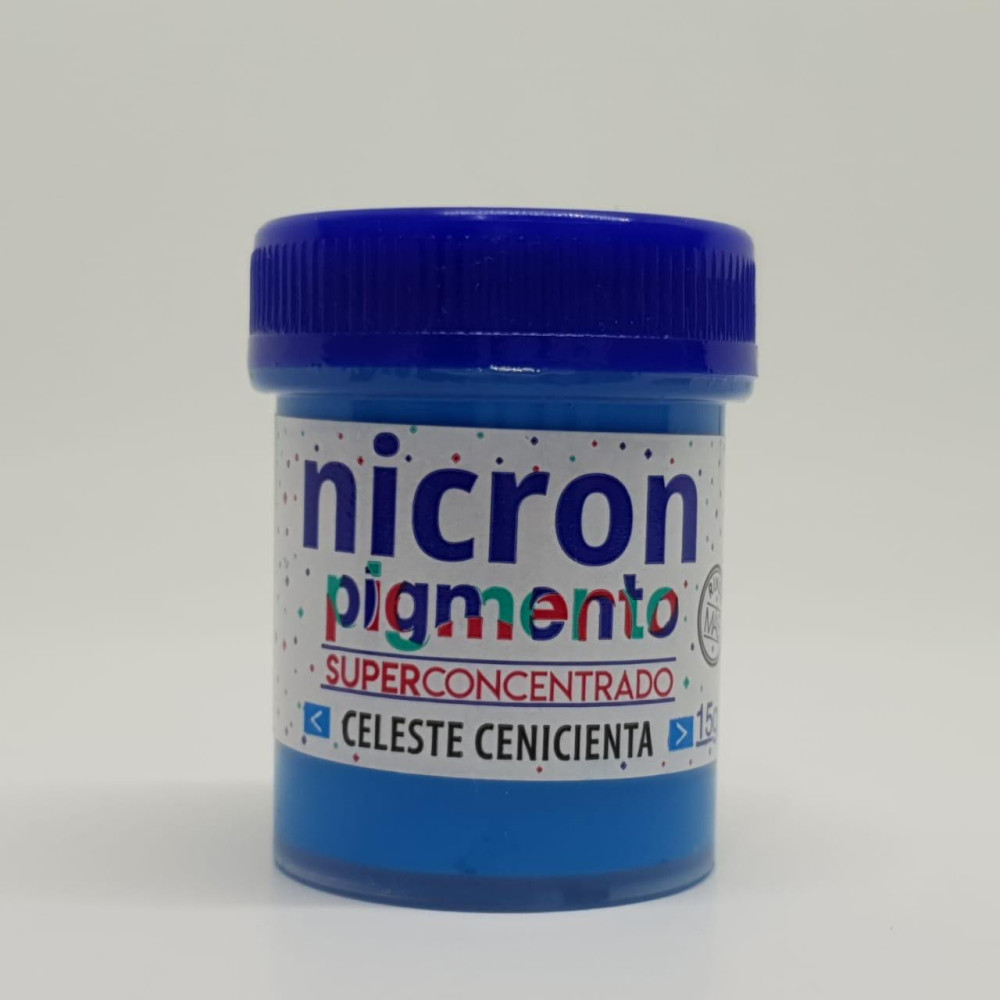 Nicron Pigmento CELESTE CENERENTOLA superconcentrato pasta modellabile colorante 15 g Nicron Pigmento CELESTE CENERENTOLA superconcentrato pasta modellabile colorante 15 g