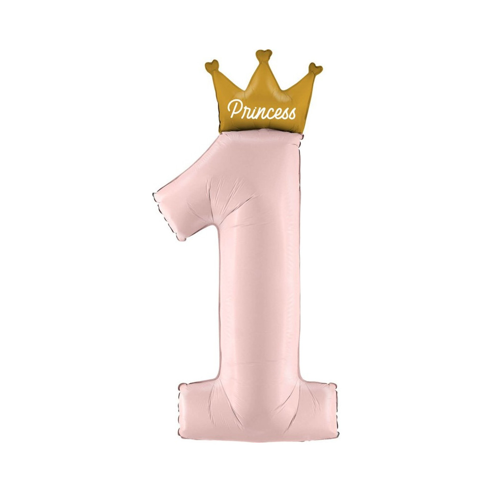 Palloncino Mylar Primo Compleanno Principessa 46" Palloncino Mylar Primo Compleanno Principessa 46"