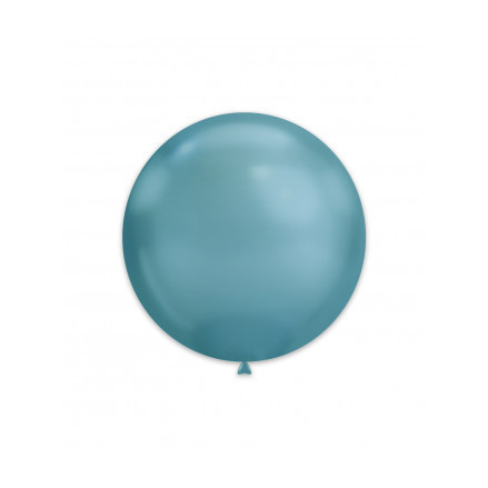 Palloncini Cromati 15" - 38 cm Blu 92 25pz shiny rocca fun factory - Gemar