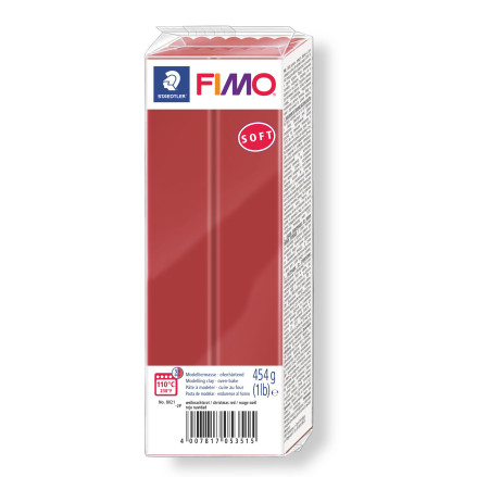 Fimo Rosso Natale n 2P Soft 454 gr Christmas Red