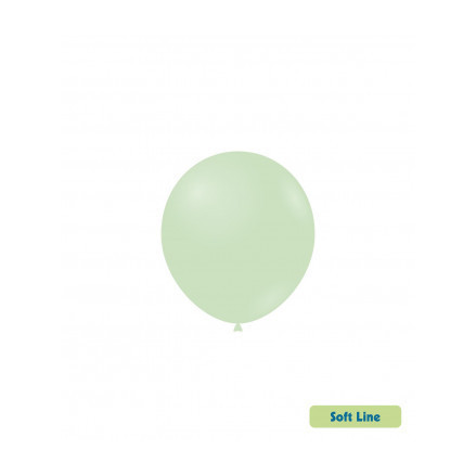 Palloncini Soft Line Pastello 5" - 13 cm Menta Vintage 152 100 pezzi Rocca Fun Factory