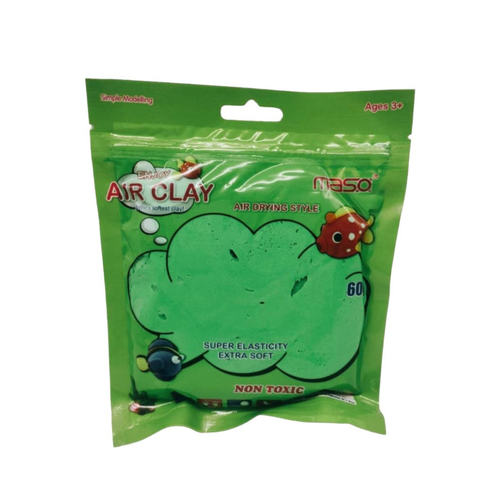 Fommy modellabile plastilina asciugatura aria colore verde 60 grammi Fommy modellabile plastilina asciugatura aria colore verde 60 grammi