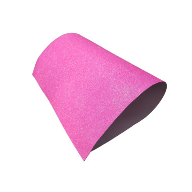 Gomma Eva Crepla Fommy Glitterata Adesiva Foglio 60x40 Glitter colore  Fucsia Fluo