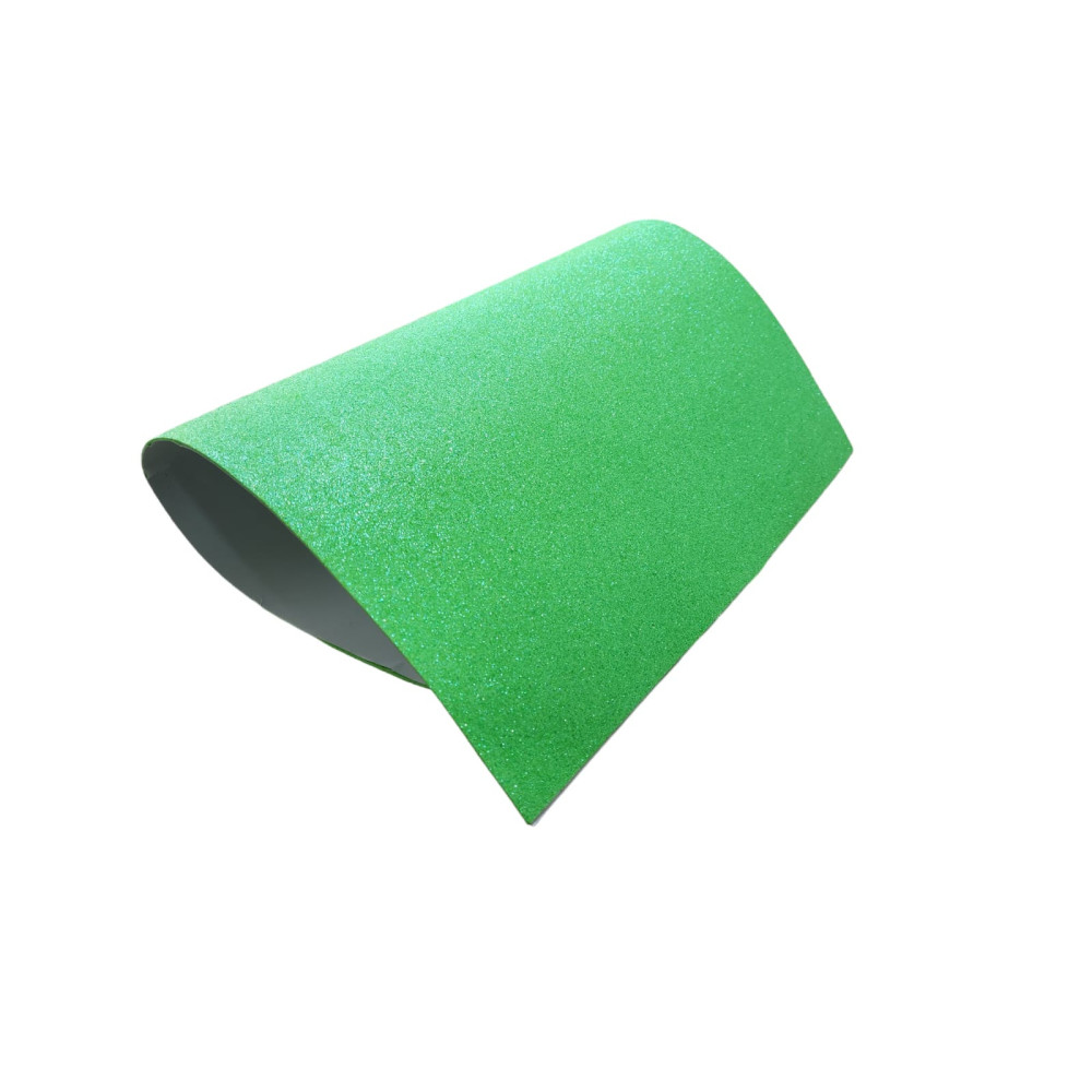 Gomma Eva Crepla Fommy Glitterata Adesiva Foglio 60x40 Glitter colore Verde Fluo Gomma Eva Crepla Fommy Glitterata Adesiva Foglio 60x40 Glitter colore Verde Fluo