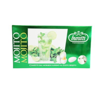 Confetti ciocomandorla gusto Mojito buratti confezione da 1 kg Maxtris