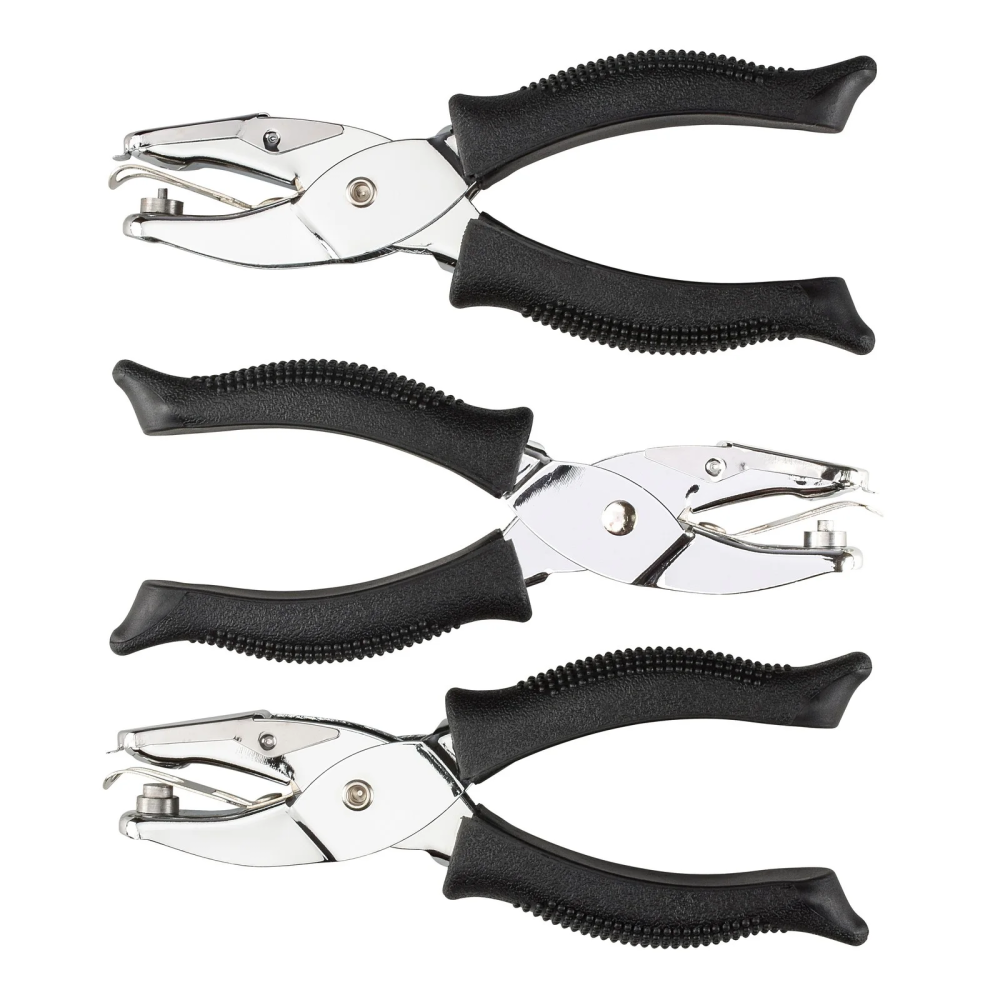 Set di Perforatori a Un Foro Cerchio 3pz Set di Perforatori a Un Foro Cerchio 3pz