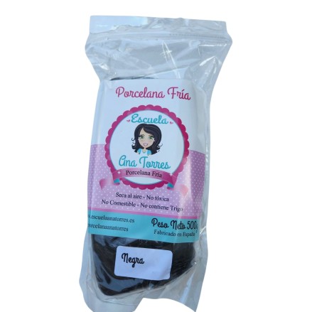 Porcellana Fredda Ana Torres Nera confezione da 500 gr pasta modellabile