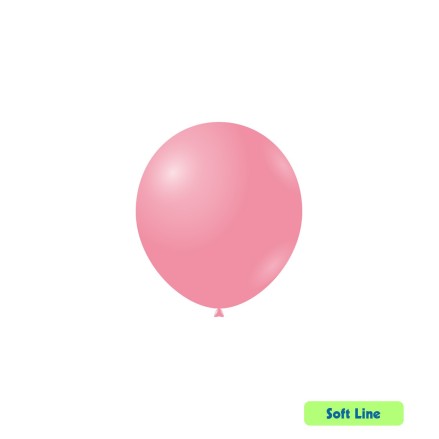 Palloncini Soft Line Pastello 5" - 13 cm Rosa Sakura 165 100 pezzi Rocca Fun Factory