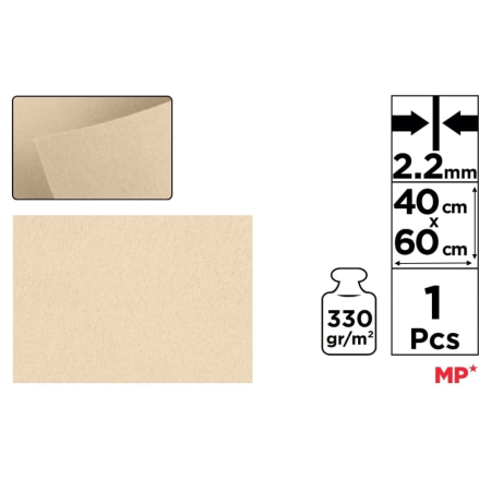 Feltro 2 mm 60x40 Beige