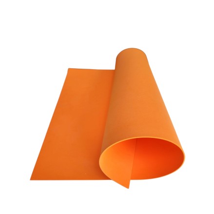 Foglio di Gomma Eva NON adesiva 40 x 60 da 2 mm colore arancione fommy