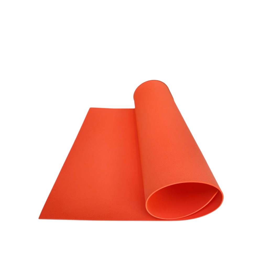 Foglio di Gomma Eva NON adesiva 40 x 60 da 2 mm colore corallo moosgummi Foglio di Gomma Eva NON adesiva 40 x 60 da 2 mm colore corallo moosgummi