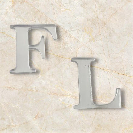 Lettera in plexiglass da 3 cm vari colori